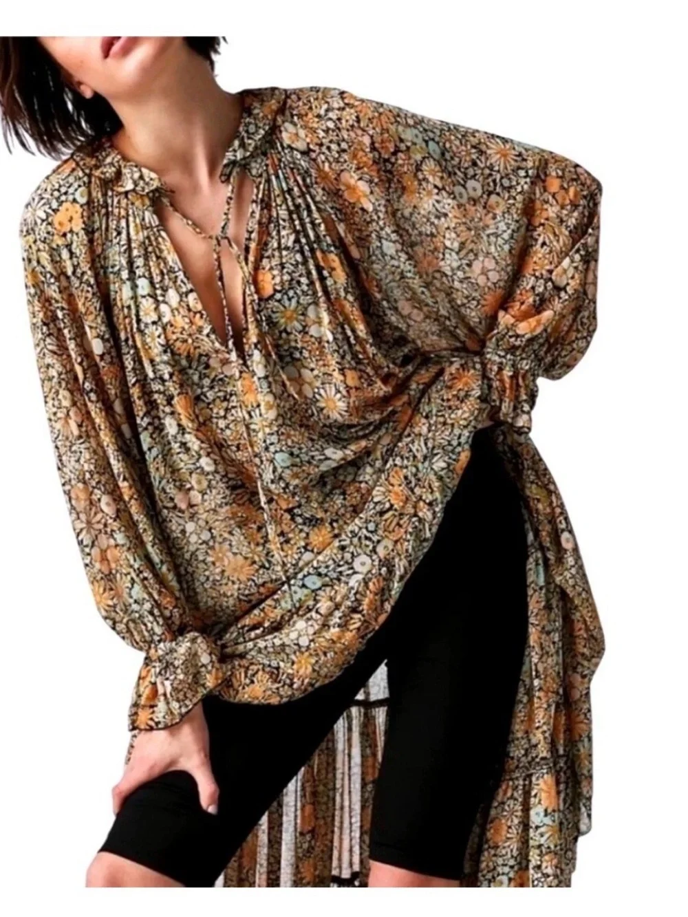 Free People lightweight tiered